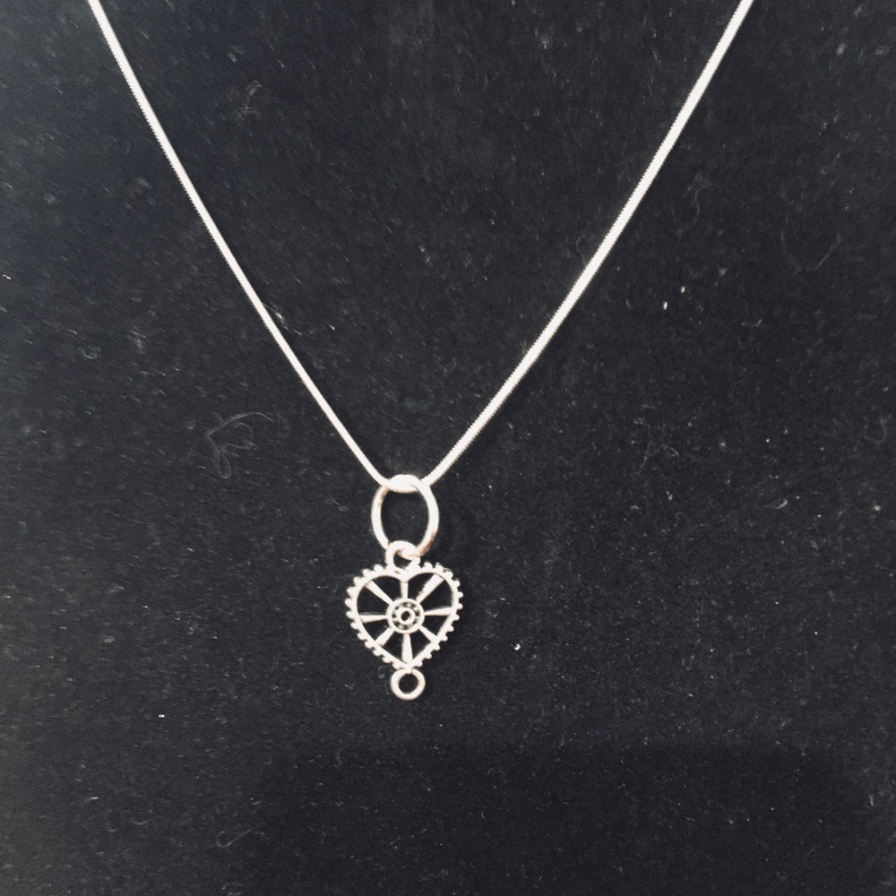 Sterling silver Pendant with 16” 925 silver chain